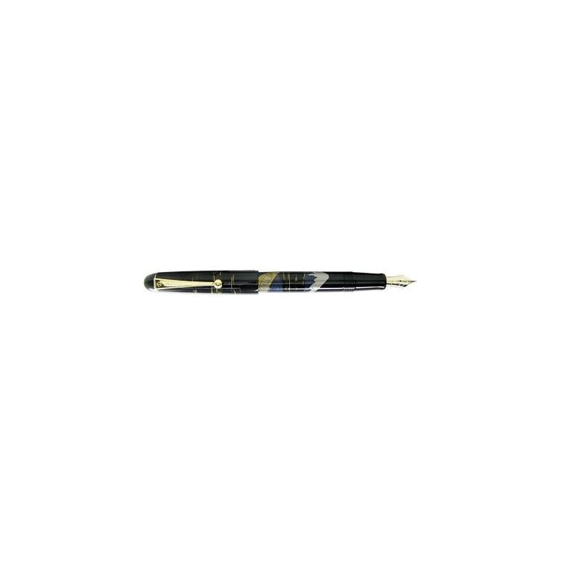 Namiki Nippon Art Mt. Fuji & Boat Fountain Pen