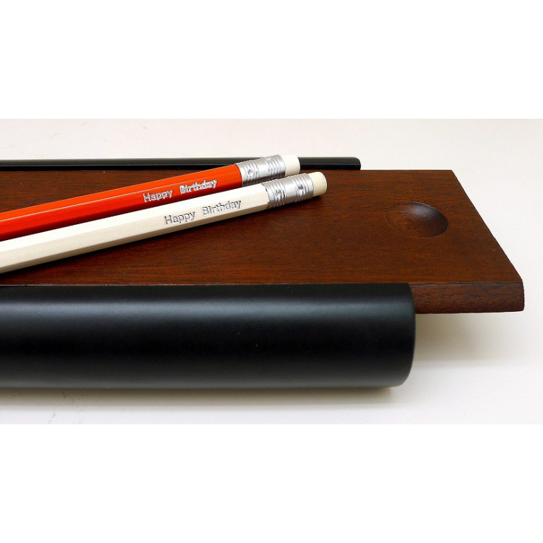 Private: Pineider Custom Made Happy Birthday Pencils Mahagony Case