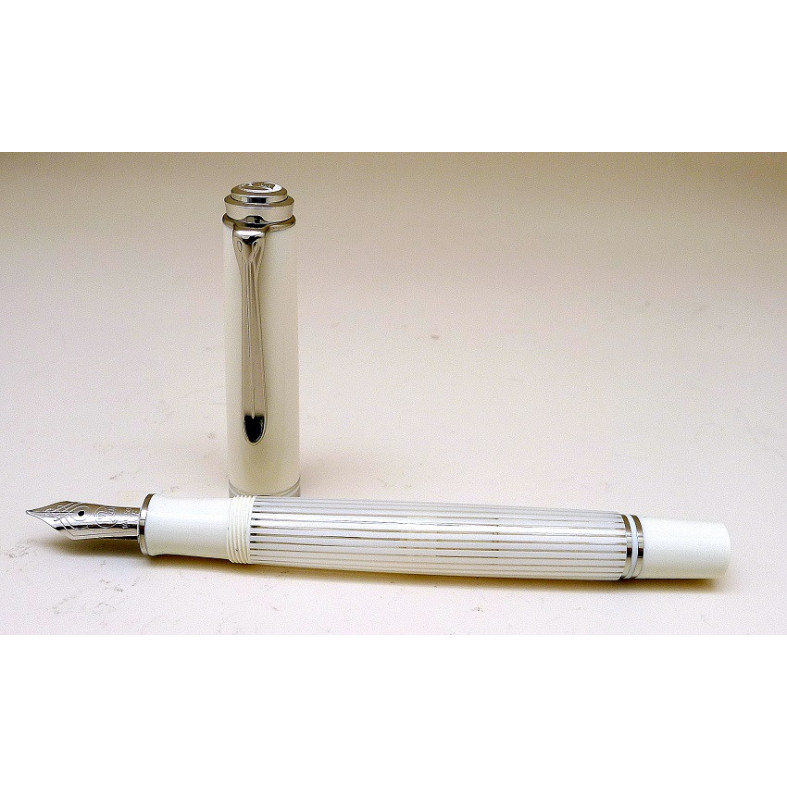 Pelikan M605 White Transparent Fountain Pen