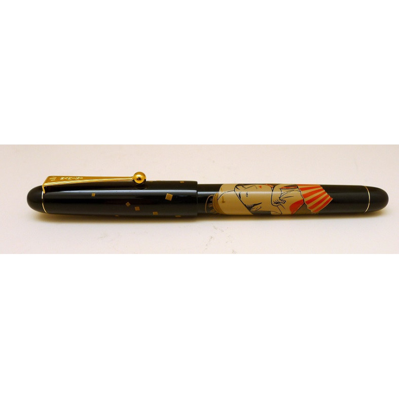 Namiki Nippon Art Ukiyo-e Toyohina Tomimoto Fountain Pen