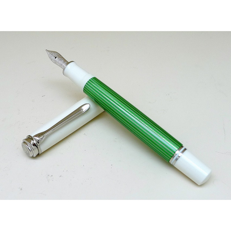Pelikan M605 Green White Fountain Pen