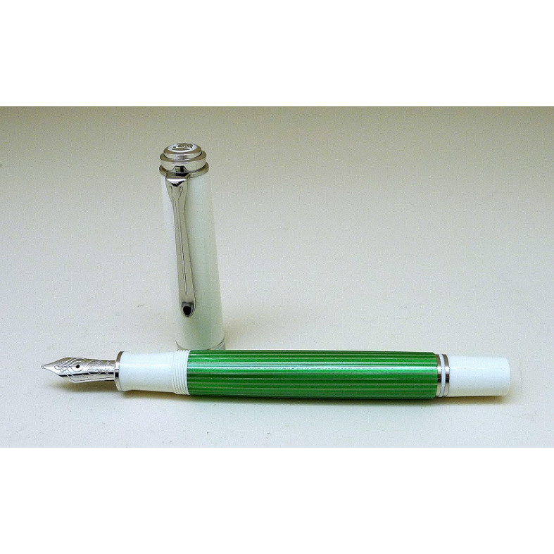 Pelikan M605 Green White Fountain Pen