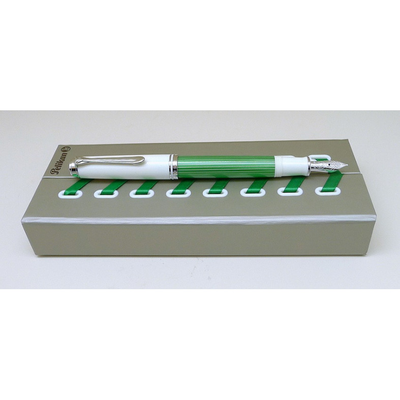 Pelikan M605 Green White Fountain Pen