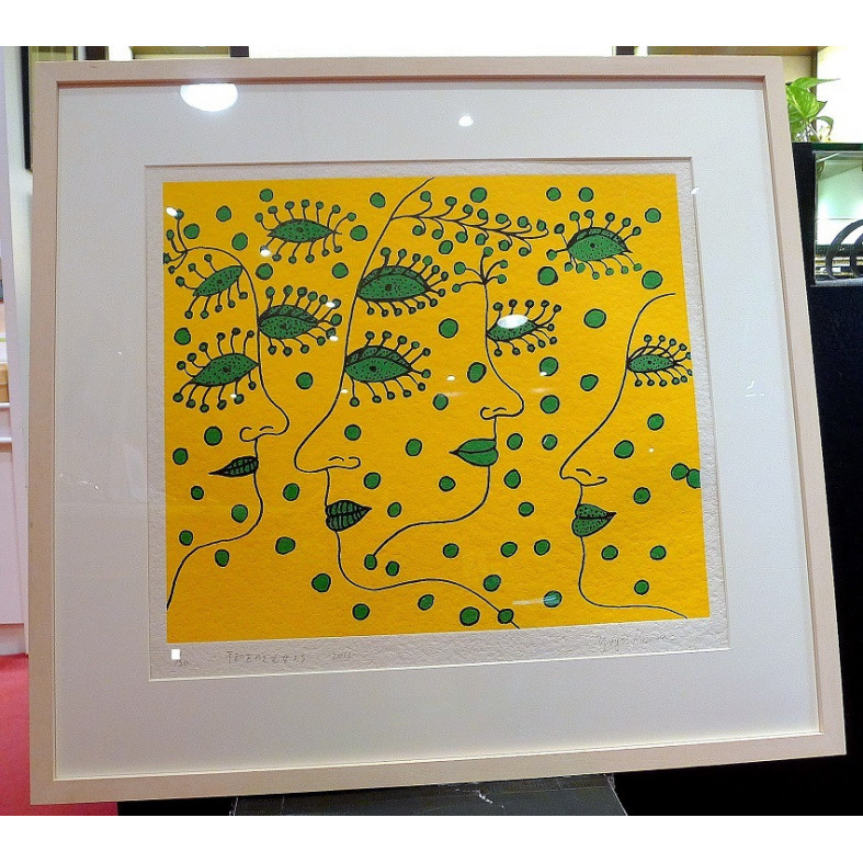 Yayoi Kusama Women Wishing For Peace