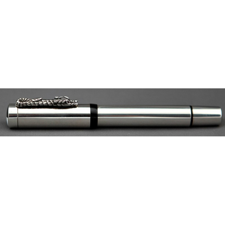 Astoria Silver Goliath Dragon Fountain Pen