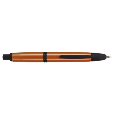 Pilot Capless Orange Gun Metal Metallic Fountain Pen